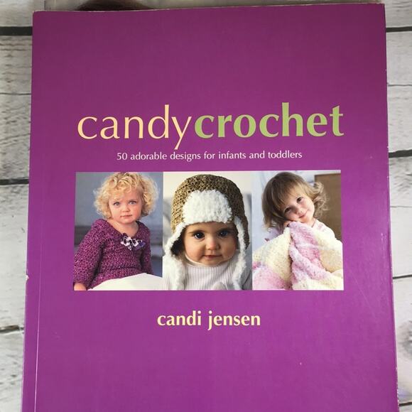 3 Baby Project Crochet Books Candy Blankies, Candy Crochet, Cute Crochet for Tot - Picture 7 of 16